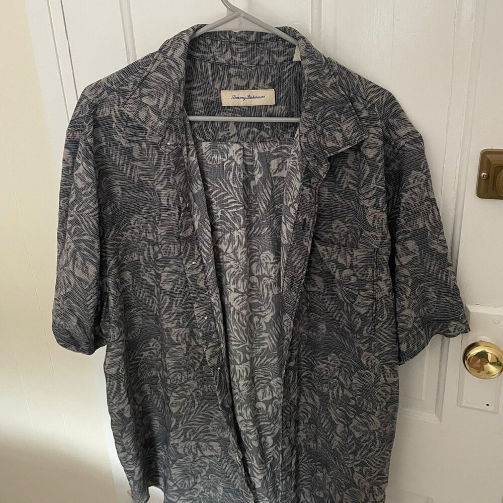 Tommy Bahama Shirt (falling leaves pattern)